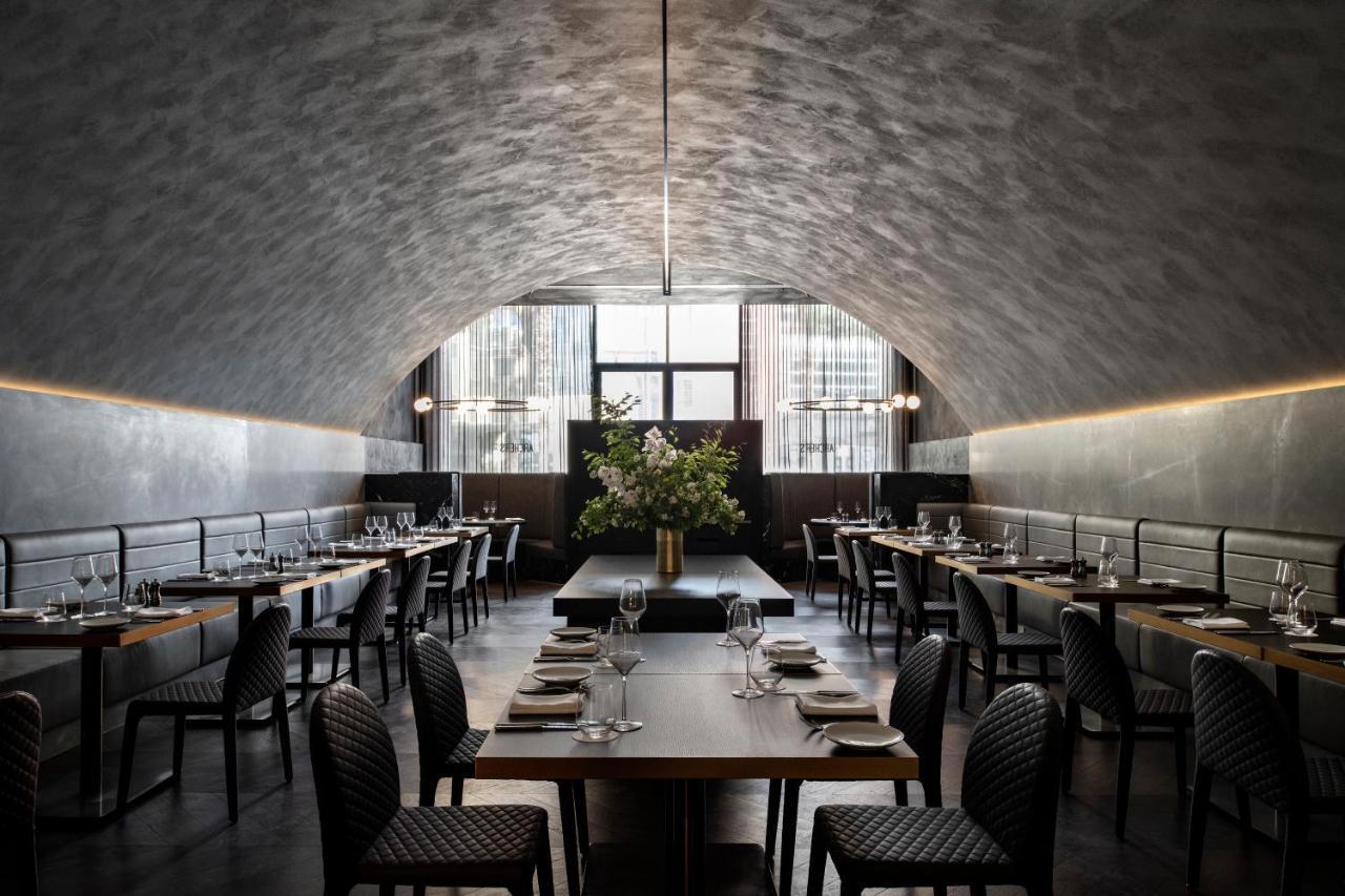 Melbourne Marriott Hotel Docklands Luaran gambar Interior of the restaurant