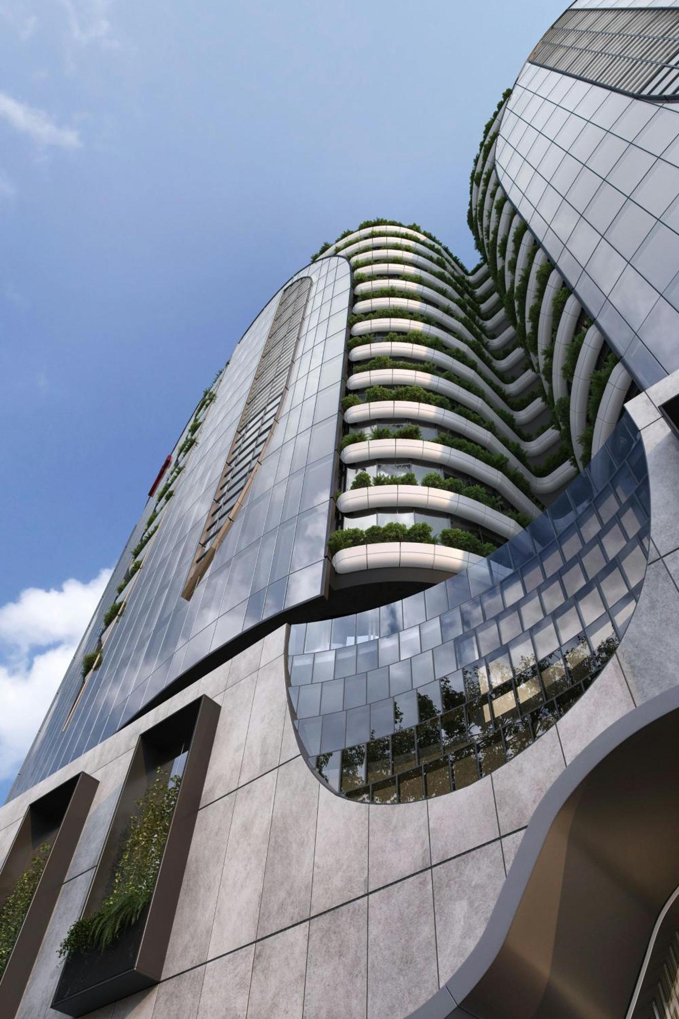 Melbourne Marriott Hotel Docklands Luaran gambar The proposed One River North